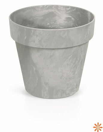 Květináč CUBE BETON EFFECT 20 cm - barva: šedá