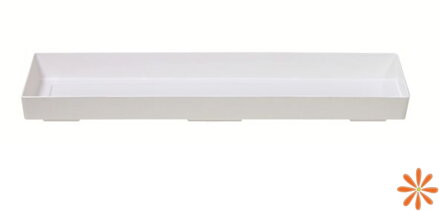 Miska pod truhlík AGRO 40 cm - barva: bílá