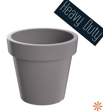 Květináč LEXO ROUND 60 cm - barva: šedý kámen