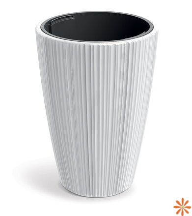 Květináč ORO 39 cm - barva: bílá