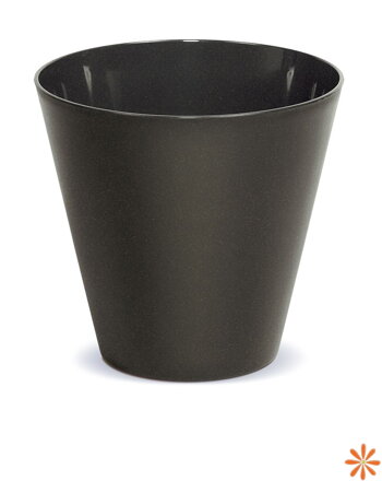Květináč TUBUS ECO WOOD 20 cm - barva: káva ECO