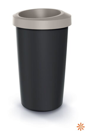 Odpadkový koš COMPACTA R DROP - objem: 25 l, barva: světle hnědá
