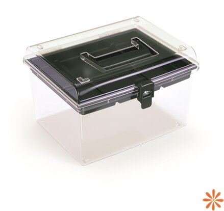 Plastový organizér NUF HIGH 245x214x158 mm - barva: černá