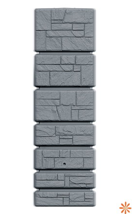 Sud na dešťovou vodu TOWER STONE 350 l - barva: světle šedá