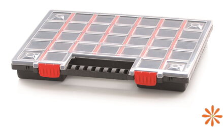 Plastový organizér 32 přihrádek (přepážky) NORS 399x303x50 mm