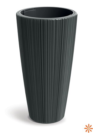 Květináč ORO 39 cm - barva: tmavě šedá