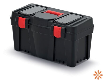 Plastový kufr na nářadí CALIBER 597x285x320 mm