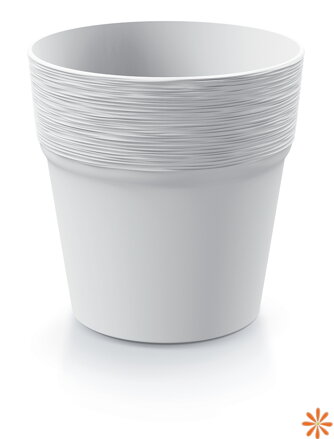 Květináč FURU 12 cm - barva: bílá