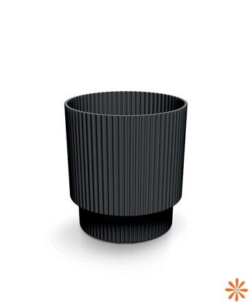 Květináč MILLY 12,8 cm - barva: uhelná