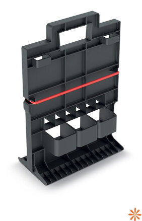 Přenosný organizér/přihrádka na nářadí MODULAR SOLUTION 304x85x333mm - barva: černá