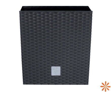 Květináč RATO LOW s vkladem 40 cm - barva: antracit