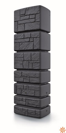 Sud na dešťovou vodu TOWER STONE 350 l - barva: antracit