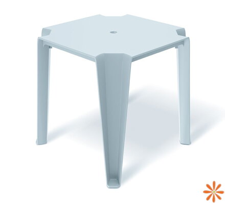Jídelní stůl LOTTIE 775x775x765 - barva: světle šedá