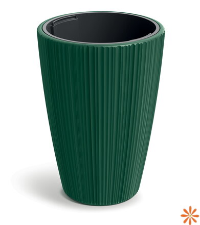 Květináč ORO 39 cm - barva: tmavě zelená