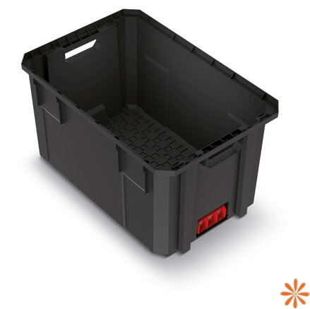 Modulární přepravní box X BLOCK PRO 544x362x300 mm - barva: černá