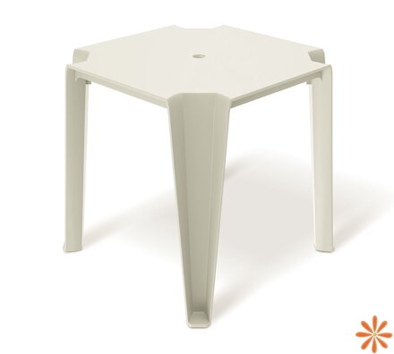 Jídelní stůl LOTTIE 775x775x765 - barva: béžová