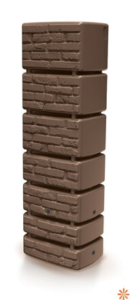Sud na dešťovou vodu TOWER BRICK 350 l - barva: rustikální cihlová