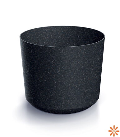 Květináč TUBO ECO WOOD 10,8 cm - barva: antracit ECO