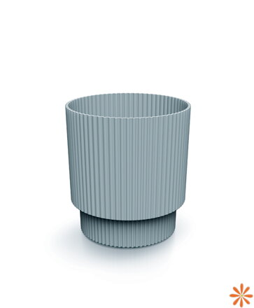 Květináč MILLY 12,8 cm - barva: světlá šedá