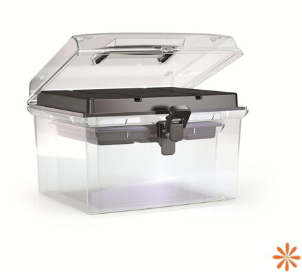 Plastové organizéry NUF SET 2v1 245x214x158 mm - barva: černá