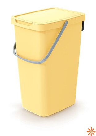 Odpadkový koš SYSTEMA Q COLLECT - objem: 20 l, barva: světle žlutá