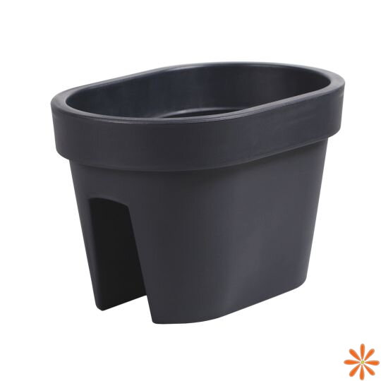 Květináč na zábradlí LOFLY RAILING 39,6 cm - barva: antracit