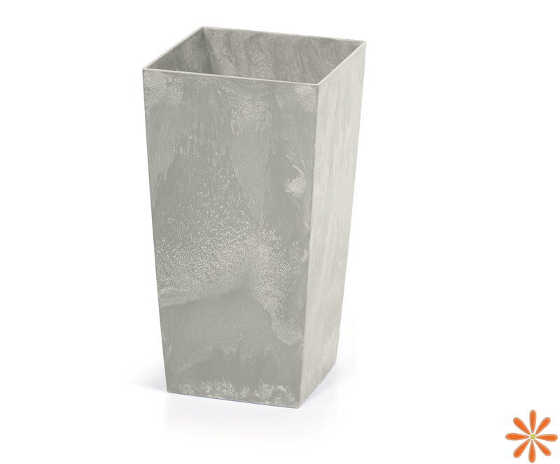 Květináč URBI SQUARE BETON EFFECT s vkladem 12,6 cm - barva: beton Květináč URBI SQUARE BETON EFFECT s vkladem 12,6 cm - barva: beton