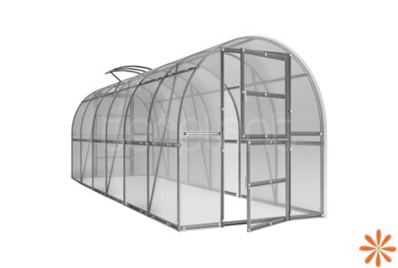 Zahradní skleník z polykarbonátu Terplant Comfort 2x6 m