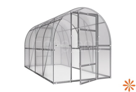 Zahradní skleník z polykarbonátu 2x4 m