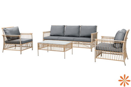 Zahradní nábytek technoratan Sycylia Beige/Grey