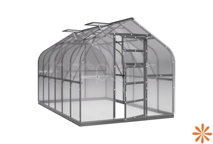 Polykarbonátový zahradní skleník Terplant Pro 2,5x4 m Polykarbonátový zahradní skleník Terplant Pro 2,5x4 m